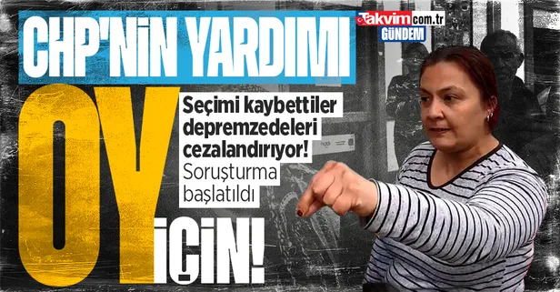 CHP Tekirdağ Büyükşehir Belediyesi Tekirdağ'da konaklayan depremzedeleri cezalandırılıyor | Soruşturma başlatıldı