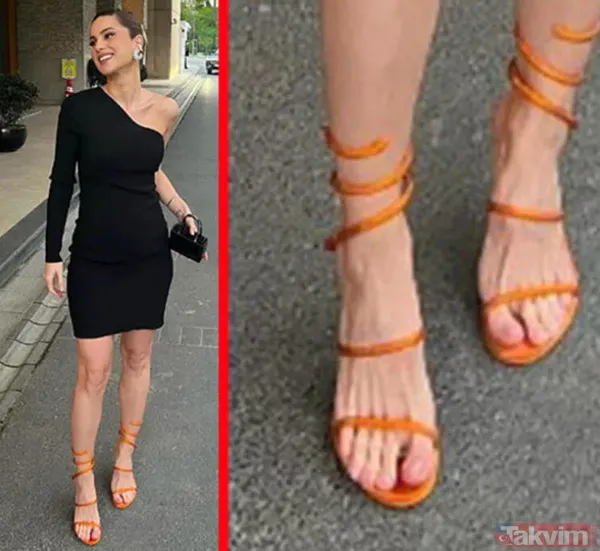 Eltisi Hande Erçel'in kaderini yaşadı! Nazlı Sabancı'nın ayakları olay oldu "Yalnız Hande ile aynı ayakları" - 7