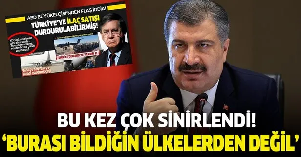 Sağlık Bakanı Koca'dan ABD Büyükelçisi'ne sert cevap!