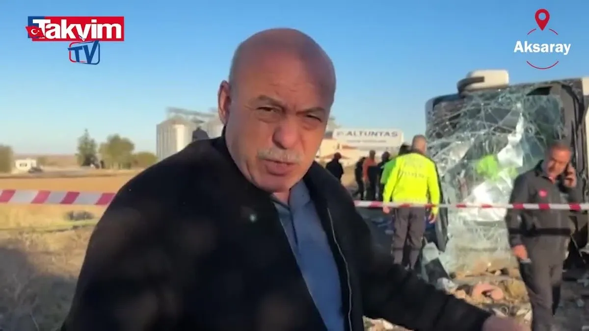 Aksaray'daki otobüs kazasında şoför konuştu: “Sabah güneşi gözümü aldı, şarampole uçtuk”
