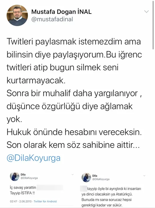 Başkan Erdoğan'a hakaret eden CHP'li Dila Koyurga hesabını sıfırladı-1