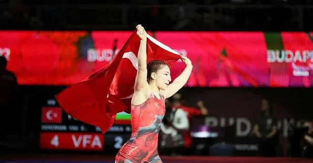 Milli sporcu Evin Demirhan Yavuz, Avrupa Güreş Şampiyonası’nda şampiyon oldu!
