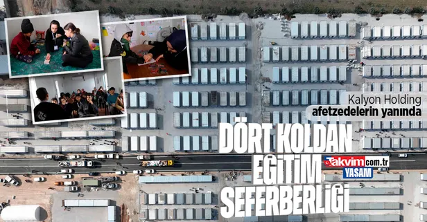 Kalyon Holding’den depremzedelere üniversite kursu ve atölye