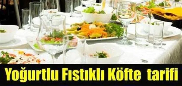 Yoğurtlu Fıstıklı Köfte tarifi