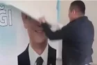 CHP Düzce İl Başkanlığı'nda olaylı gün! Özel ve İmamoğlu'nun pankartları yırtıldı