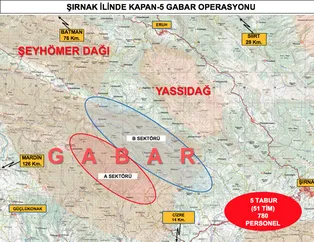 Son dakika: Şırnak'ta "Kapan-5 Gabar Operasyonu" başlatıldı