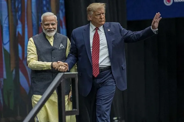 Trump ve Modi Teksas'ta bir araya geldi
