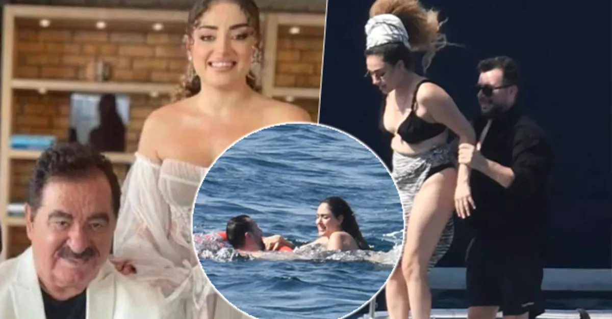 İbrahim Tatlıses’in kızı Dilan Çıtak eşi Levent Dörter ile Bodrum’da! ’Hamile’ denilmişti teknede Titanic pozu geldi karnını gizledi işte o anlar