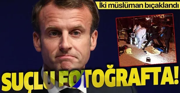 Macron hedef gösterdi 2 müslüman bıçaklandı