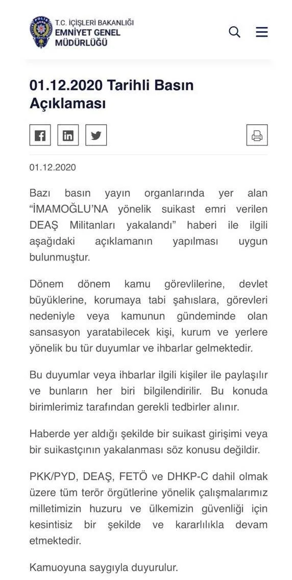 emniyet-genel-mudurlugunden-ekrem-imamogluna-suikast-girisimi-iddialarina-yalanlama-1606851017698.jpeg Emniyet Genel Müdürlüğü'nden 'Ekrem İmamoğlu'na suikast girişimi' iddialarına yalanlama!-3