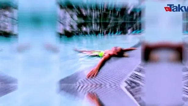 Didem Soydan havuz pozlarıyla nefes kesti