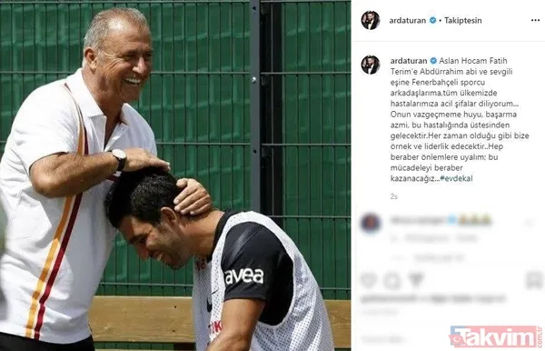 Corona virüse yakalanan Fatih Terim'e destek mesajları: Nefesim daralıyor - 37