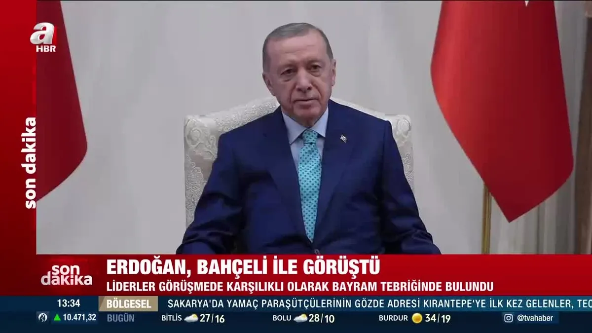 Başkan Erdoğan ile Devlet Bahçeli görüştü