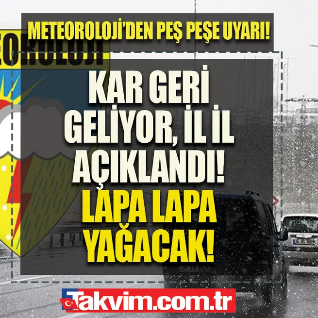 O tarihte kar geliyor, açıklandı! Yaz geldi diyen sevinenlere ters köşe! Meteoroloji 6 ili tek tek açıkladı! Beyaza bürünecek!