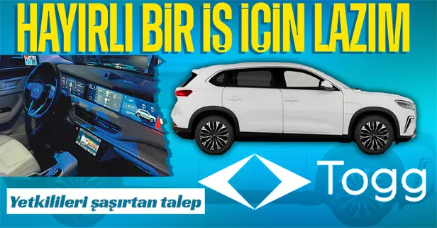 Yerli otomobil TOGG'a talep yağıyor! Vatandaşlar CİMER'e yazdı: Yetkilileri şaşırtan talepler