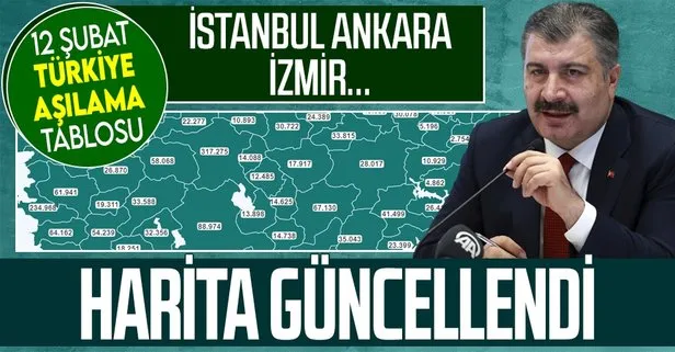 Sağlık Bakanlığı haritayı güncelledi! Türkiye’de kaç kişi aşı oldu? Sağlık Bakanı Fahrettin Koca’dan flaş açıklama