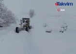 Mersin’de yayla yolları karla kaplandı