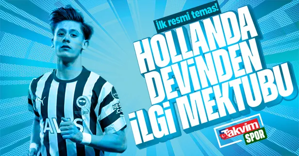 Fenerbahçe'nin genç yıldızı Arda Güler'e Ajax kancası: Hollanda devinden ilgi mektubu...