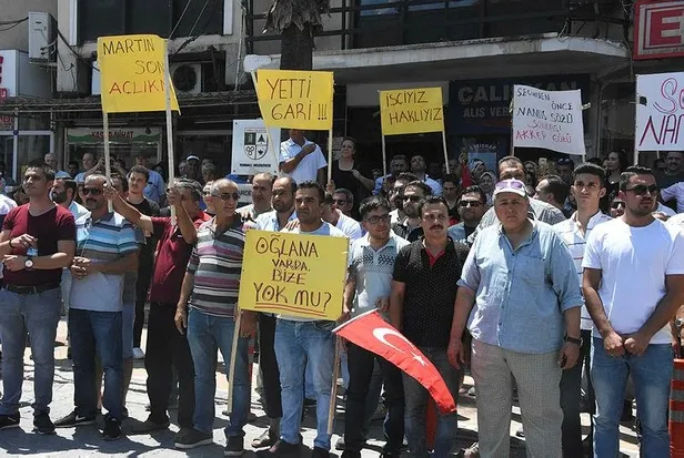 Torbalı'da işten çıkarılan işçiler eylem yaptı: Oğluna var da bize yok mu?-3