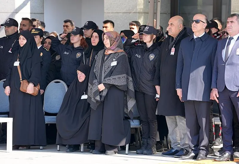 Şehit polis memuru Furkan Bor için tören düzenlendi-5