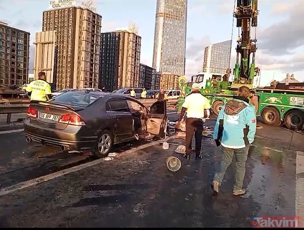 Sarıyer'de feci kaza! Takla atan araç karşı şeride geçti: 2 kişi öldü | Görüntüler ortaya çıktı - 5