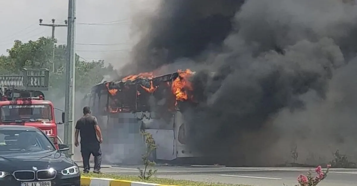 Son Dakika Balikesir De Otobus Yangini Cok Sayida Olu Var Takvim