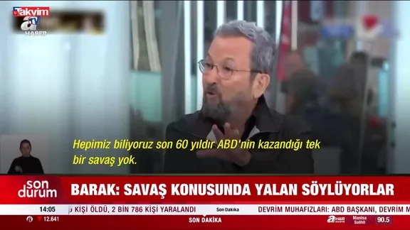 Eski İsrail Başbakanı Barak: "Halkı illüzyonla oyalıyorlar, yolun sonu uçurum"