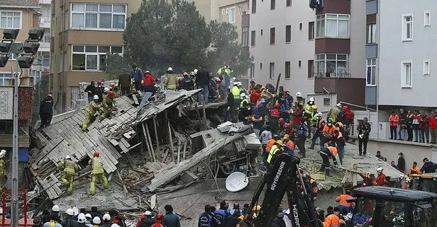 İstanbul Kartal’da 8 katlı bina çöktü