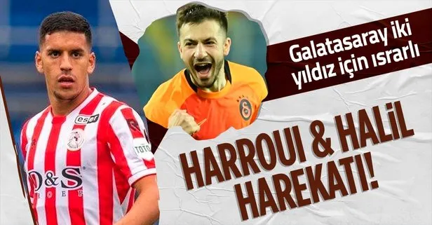 Galatasaray’da Abdou Harroui ve Halil Dervişoğlu harekatı