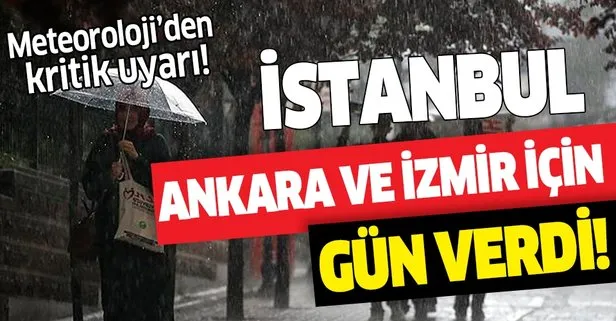 HAVA DURUMU | Meteorolojiden 3 ile kritik uyarı! Ankara, İstanbul ve İzmir’e kuvvetli yağış geliyor | 13 Nisan 2020