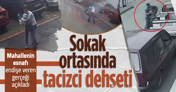 Bursa'da sapık dehşeti kamerada! Yoldan geçen kadınları böyle taciz etti