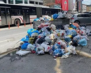 Bir CHP klasiği! Çöp dağları yolları sardı