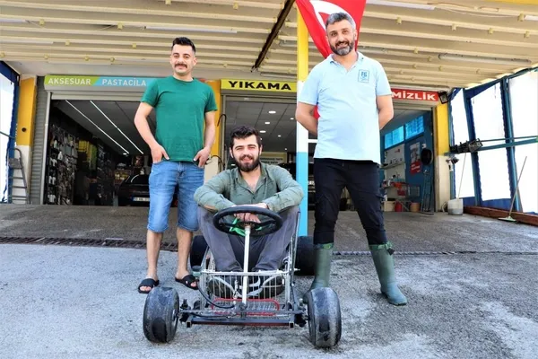 120-km-hiza-cikiyor-4-gunde-alisveris-sepetinden-arac-yapti-1621667517424.jpg 120 km hıza çıkıyor! 4 günde alışveriş sepetinden araç yaptı-4