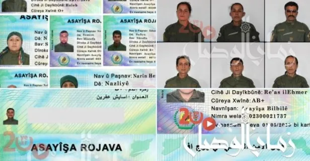 Terör örgütü SDG/YPG’de büyük sızıntı: Gizli belgeler ve teröristlere ait veriler ifşa oldu