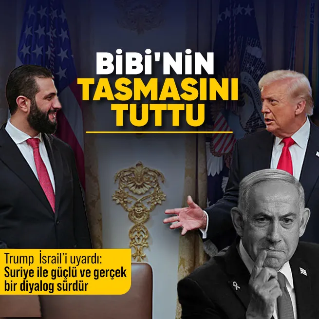 Trump’tan İsrail’e açık mesaj: Suriye ile güçlü ve gerçek bir diyalog sürdür