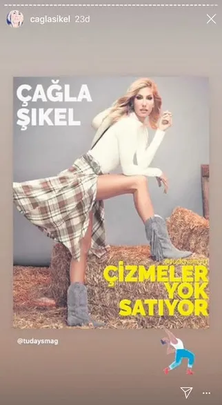 cagla sikel cebini doldurdu cagla