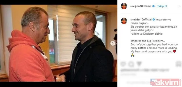 Corona virüse yakalanan Fatih Terim'e destek mesajları: Nefesim daralıyor - 35