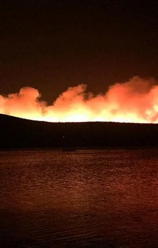 Son dakika: İzmir Çeşme'de yangın: Kontrol altına alındı