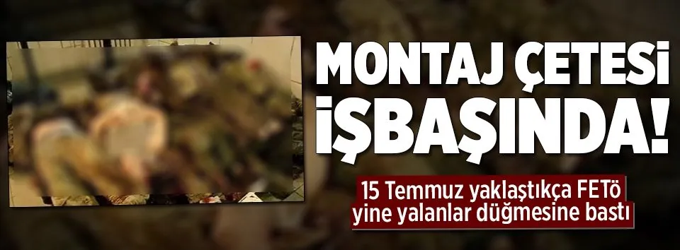 Montaj çetesi iş başında