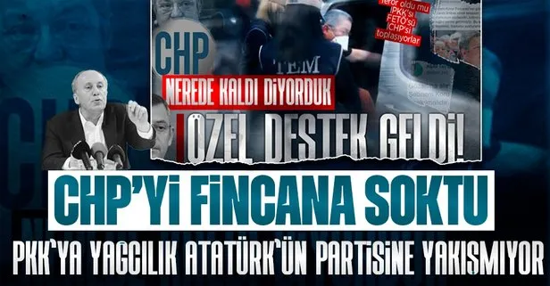 Muharrem İnce’den CHP’ye ’Şebnem Korur Fincancı’ ve ’Kimyasal Silah’ tepkisi: PKK’ya yağcılık Atatürk’ün partisine yakışıyor mu?