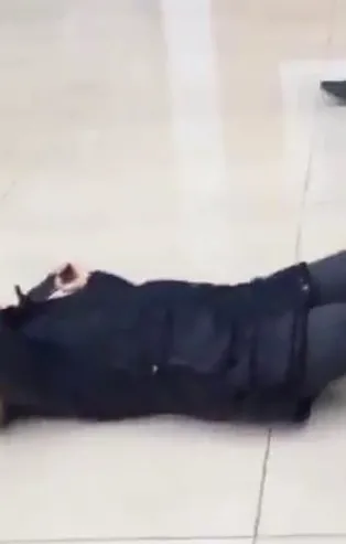 Polisi ısıran HDP'li Saliha Aydeniz yere kapaklandı