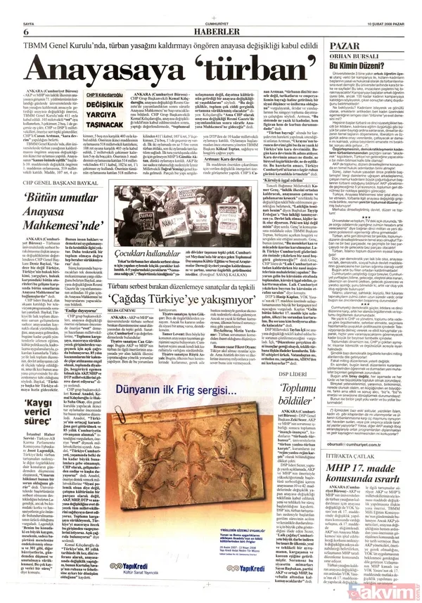 Bu günlere kolay gelinmedi! İşte 2008'de başörtüsüne karşı atılan utanç manşetleri - 17