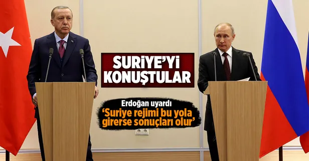 Erdoğan ve Putin'den kritik görüşme