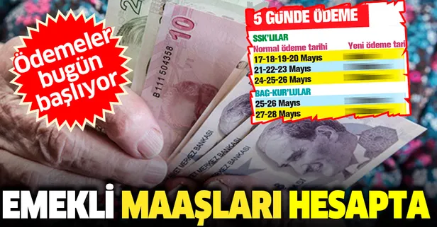 Emekli maaşları hesapta | 2020 bayram ikramiyeleri ne zaman ödenecek?