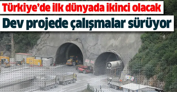 Türkiye'de ilk dünyada ikinci olacak! Dev projede çalışmalar son sürat devam ediyor