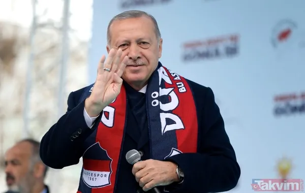 Başkan Erdoğan'a Düzce'de sevgi seli! - 21