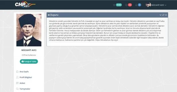 CHPnet'te Altun’a organize saldırı talimatı!