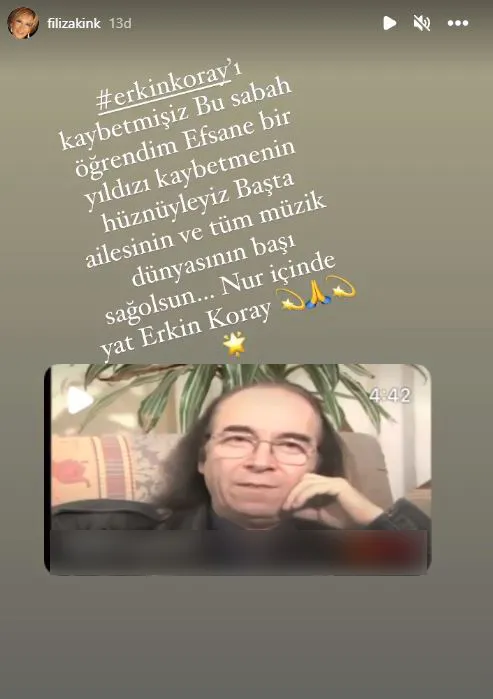 82 yaşında aramızdan ayrılan Erkin Koray’a ünlülerden duygusal veda! “O da gitti” Pınar Altuğ, Ayşegül Aldinç, Nebahat Çehre... - 20