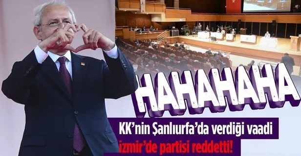 KK’nin vaadini İzmir’de kendi partisi reddetti