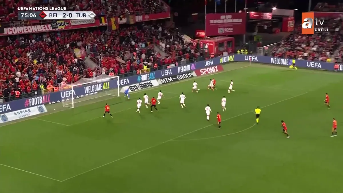 Belçika 3-0 Türkiye GOL: R.Lukaku